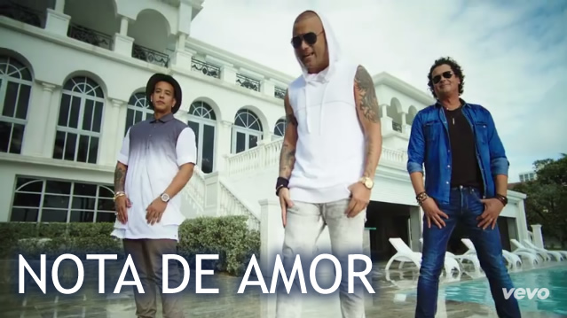 Wisin, Carlos Vives y Daddy Yankee estrenaron el video de la canción “Nota de amor”